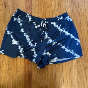 Lucky Brand Blue Tie-Dye Women's Shorts XL